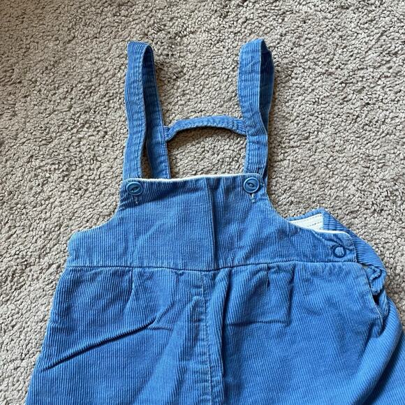 VTG Stones Wear Embroidered Corduroy Overalls Baby Toddler Size 24m Blue USA - Picture 4 of 9